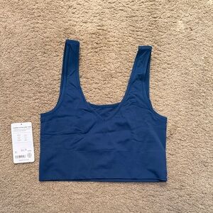 Athleta Deep Blue Aurora Scoop Tank Top